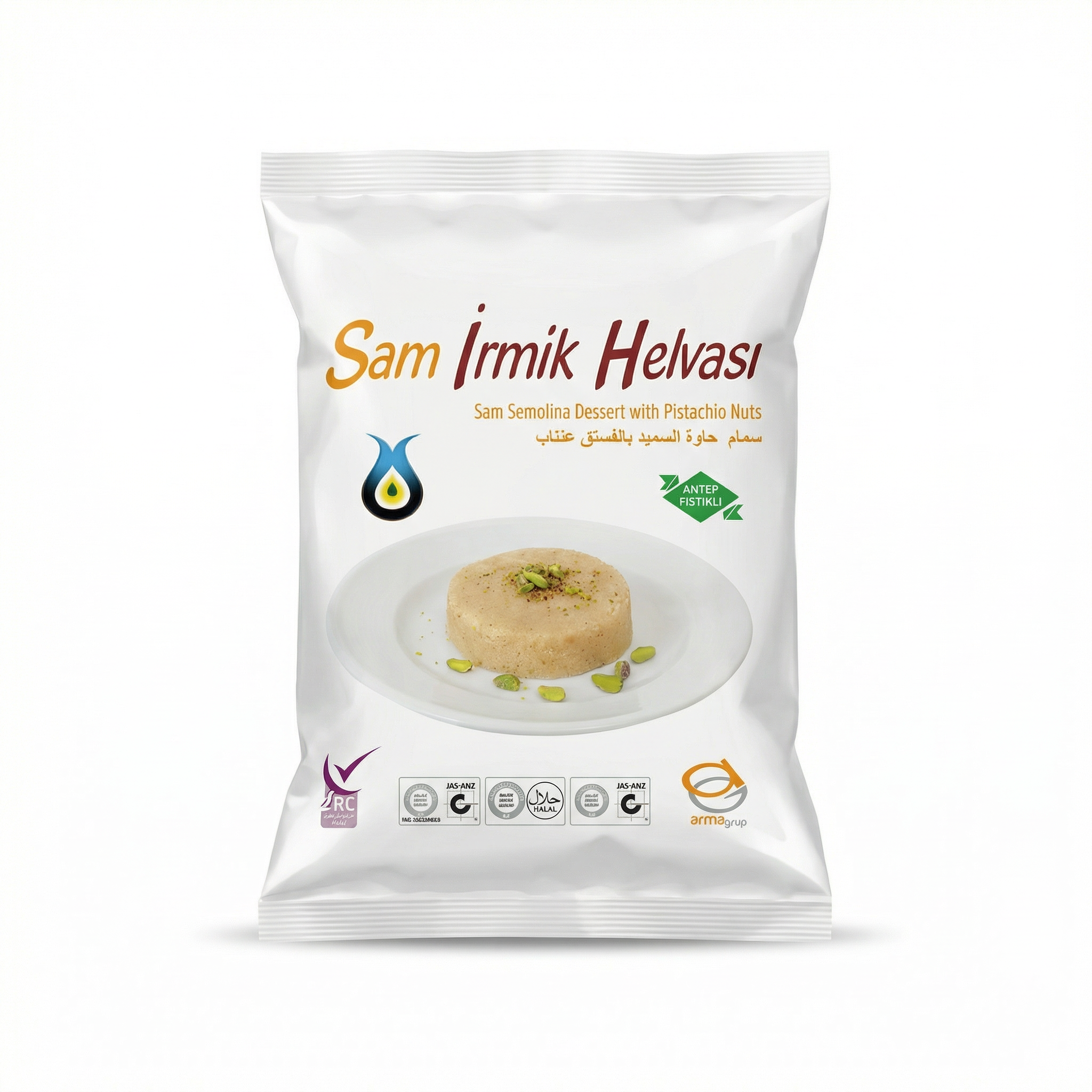 Fıstıklı İrmik Helvası