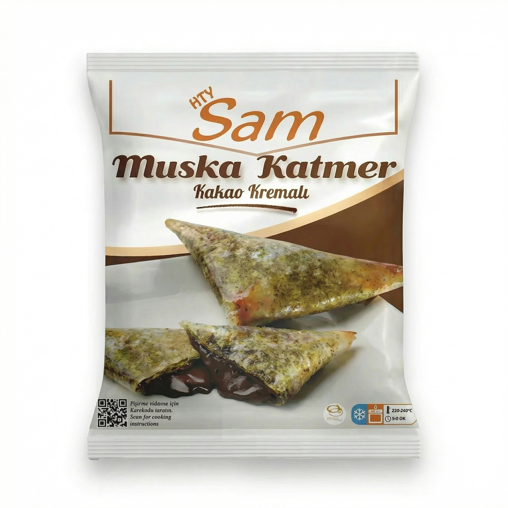 Çikolata Dolgulu Muska Katmer