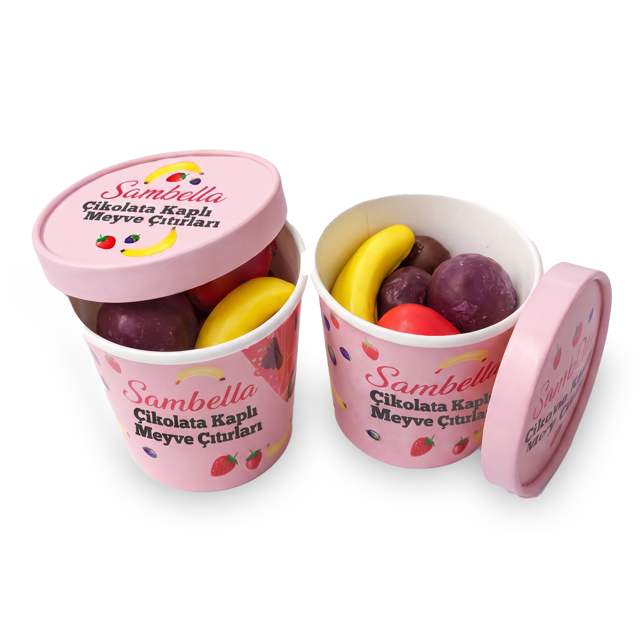 Sambella Çikolata Kaplı Meyve Çıtırları